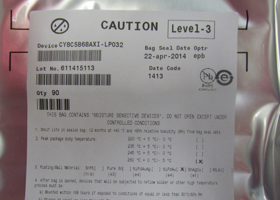 CY8C5868AXI-LP032 Mikrokontroler MCU 256kB Flash Mikrokontroler 67MHz MCU tertanam