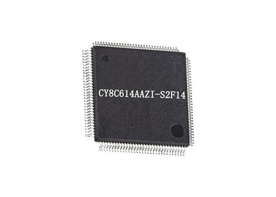 Paket 128-TQFP CY8C614AAZI-S2F14 32-Bit 150MHz 2MB Flash Mikrokontroler IC