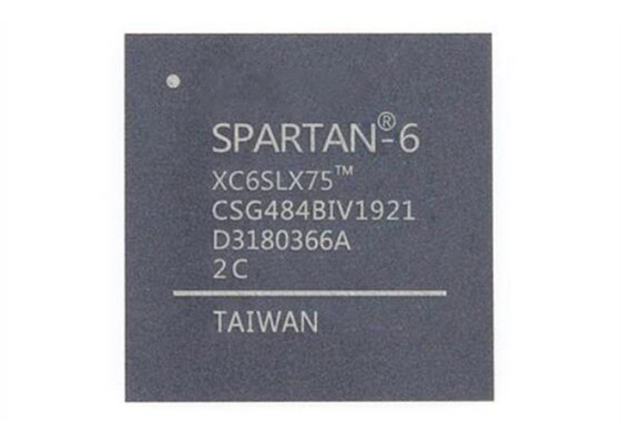Chip IC XC6SLX75-2CSG484I Field Programmable Gate Array 484FBGA Surface Mount