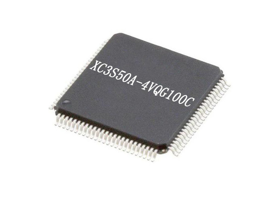 IC Terpadu XC3S50A-4VQG100C 100-TQFP Bidang Kinerja Tinggi Programmable Gate Array