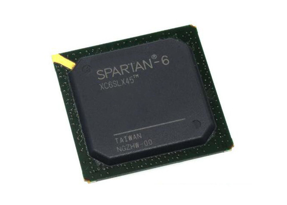 Array Gerbang yang Dapat Diprogram Lapangan XC6SLX45T-2CSG484I 484CSPBGA Spartan 6 LXT FPGA Chip