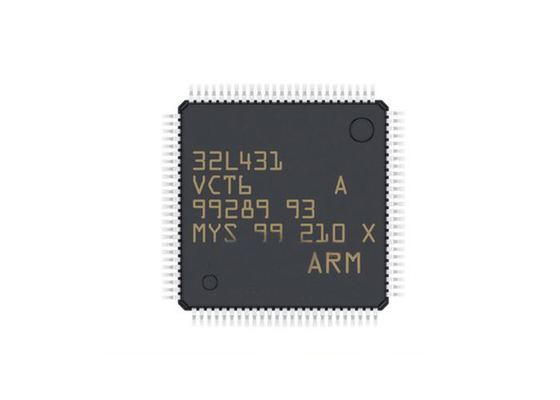 Daya Ultra Rendah 256KB 100-LQFP STM32L431VCT6 IC Mikrokontroler Tertanam