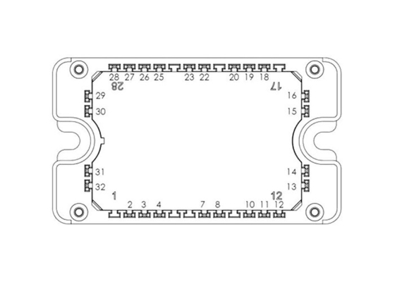 Modul IGBT Otomotif MSCSM70VM19C3AG Mosfet Array Chassis Mount Transistor