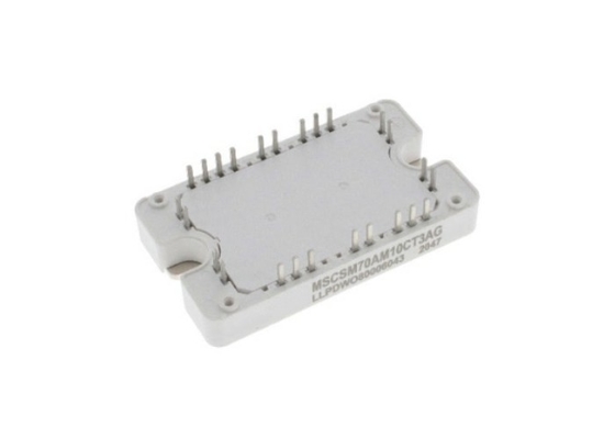 MSCSM70AM10CT3AG Modul Semikonduktor Terpisah 700V 241A 690W Chassis Mount SP3F