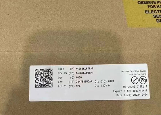 Driver Motor Bipolar A4980KLPTR 28-TSSOP Driver Stepper yang Dapat Diprogram Otomotif