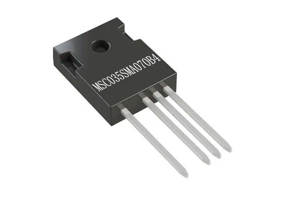 Chip Sirkuit Terpadu MSC035SMA070B4 N-Channel MOSFET TO-247-4 Silicon Carbide