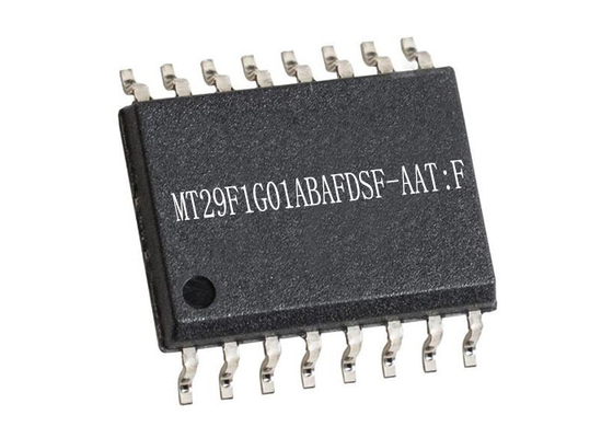 Memori Flash Serial NAND MT29F1G01ABAFDSF-AAT:F 16-SOIC Chip Sirkuit Terpadu