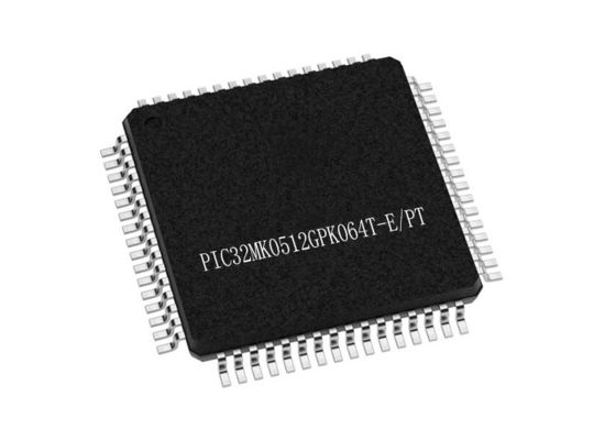 32Bit Single Core PIC32MK0512GPK064T-E/PT 64-TQFP Mikrokontroler MCU 120MHz