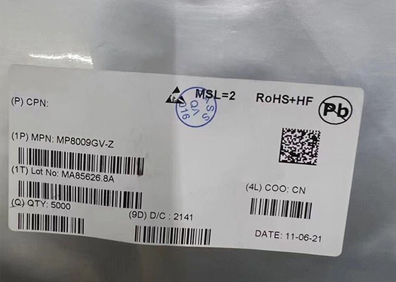 MP8009GV Power Over Ethernet PoE Controller 28-QFN yang terintegrasi sepenuhnya
