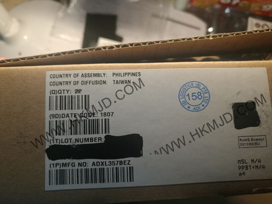 Sensor IC ADXL357BEZ Daya Rendah 3-Axis MEMS Akselerometer 14-CLCC