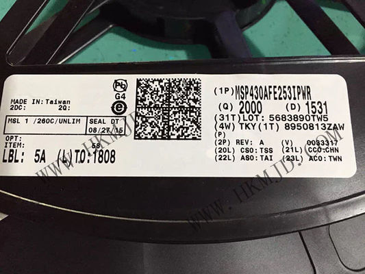 Mikrokontroler MCU MSP430AFE253IPWR Mikrokontroler IC 16 bit yang kuat 2MHz 16KB FLASH 24-TSSOP