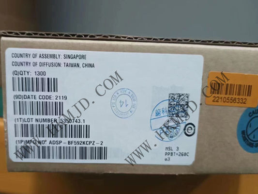 Mikrokontroler MCU ADSP-BF592KCPZ-2 Hingga 200MHz Pemroses Sinyal Digital 64-VFQFN