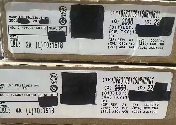 DP83TC811SWRNDRQ1 Transceiver PHY Ethernet Otomotif Daya Rendah 36-VQFN