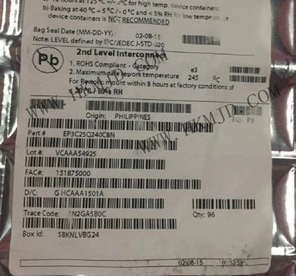 Field Programmable Gate Array EP3C25Q240C8N FPGA Chip 315MHz 1539LAB Cyclone III Programmable Logic Ics