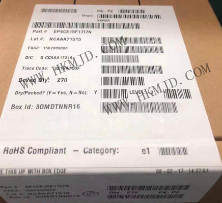 Field Programmable Gate Array EP4CE15F17I7N FBGA-256 963LAB Siklon IV E FPGA Sirkuit Terintegrasi 200MHz