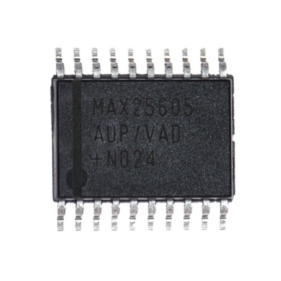 Chip Sirkuit Terpadu MAX25605AUP/V Manajer Matriks LED Kecerahan Tinggi