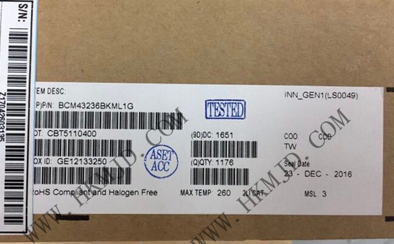 Modul Komunikasi Wireless BCM43236BKML1G Dual-Band Single-Chip RF SoC