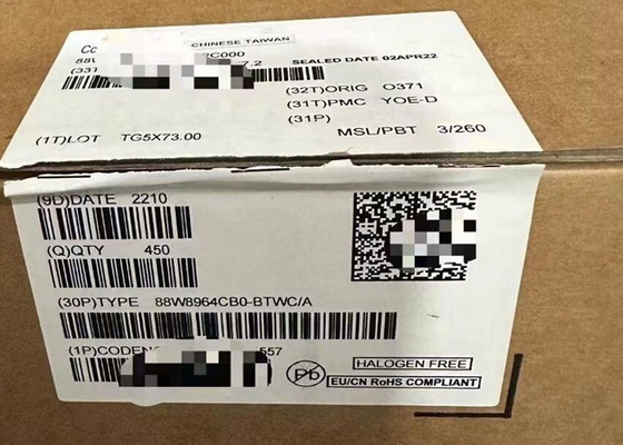 Modul Komunikasi Wireless 88W8964CB0-BTWC/A 160MHz Bandwidth Dual Band WiFi SoC