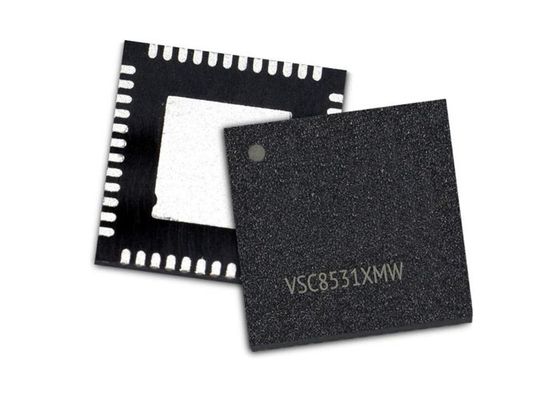 Ethernet IC VSC8531XMW-02 1 Port GbE Ethernet Tembaga PHY Transceiver 48-QFN