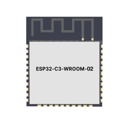 Modul Komunikasi Wireless ESP32-C3-WROOM-02-H4 15 GPIO 2.4 GHz WiFi Dan BT 5 Modul