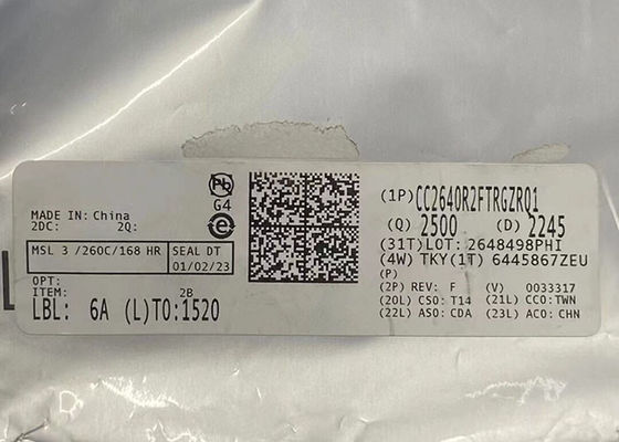 CC2640R2FTRGZRQ1 32-bit Arm Cortex-M3 BT 5.1 Low Energy Wireless MCU Dengan 128KB Flash