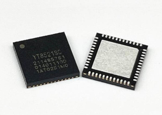 Ethernet IC YT8521SC-CA Konsumsi-Grade Single-Port Gigabit Ethernet Transceiver