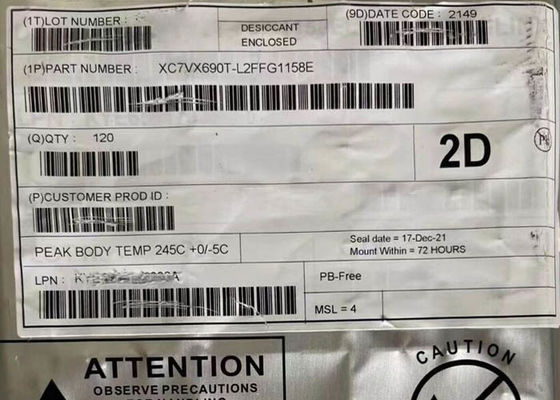 Field Programmable Gate Array XC7VX690T-L2FFG1158E 640 MHz FPGA Programmable Logic IC