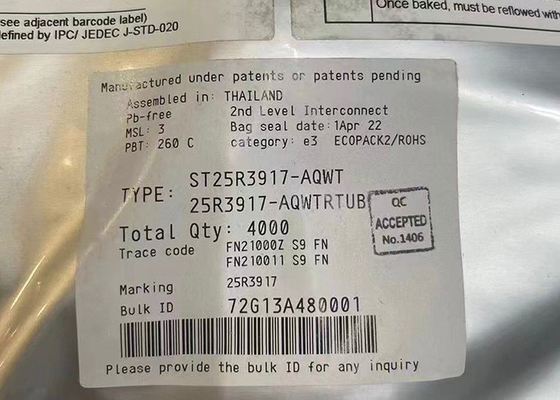 Chip Sirkuit Terintegrasi ST25R3917-AQWT Perangkat Universal NFC Berkinerja Tinggi