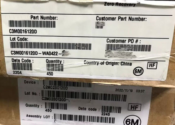 Chip sirkuit terintegrasi C3M0016120D 1200V 115A SiC Power MOSFET Transistor TO-247-3