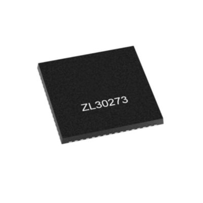 Integrated Circuit Chip ZL30273LDG1 1-Channel 10-Output 5G Jitter Attenuator VQFN-64