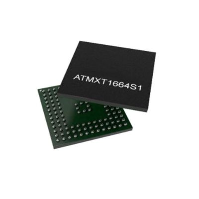 Chip sirkuit terpadu ATMXT1664S1-CU063 Pengontrol layar sentuh tujuan umum VFBGA-128