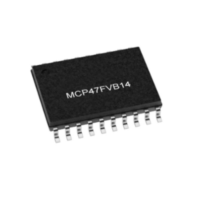 Integrated Circuit Chip MCP47FVB14-20E/ST 10-Bit Quad Output DAC Converter TSSOP-20