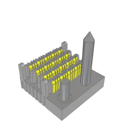 Konektor EBTM-4-08-2.0-S-VT-1-L-G 2mm High-Speed Backplane Vertikal Header 64POS