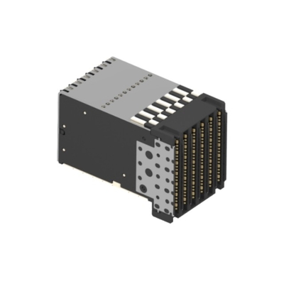 Konektor 10171713-101LF 6-Pasangan EXAMAX2 Konektor Backplane Kecepatan Tinggi
