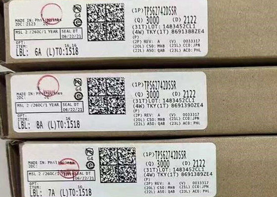 Integrated Circuit Chip TPS62742DSSR Step Down Converter Untuk Aplikasi Daya Rendah