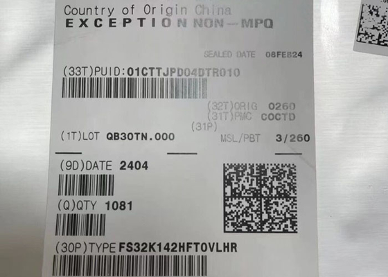 Mikrokontroler MCU FS32K142HFT0VLHR S32K1 Mikrokontroler tujuan umum otomotif