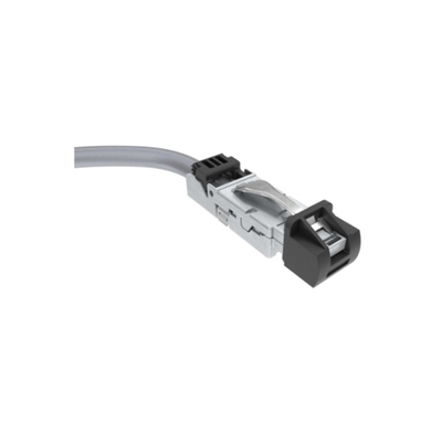 DRPC115009020 Konektor Langsung Industri RJ45 Plug To Pigtail Konektor Ethernet 60V