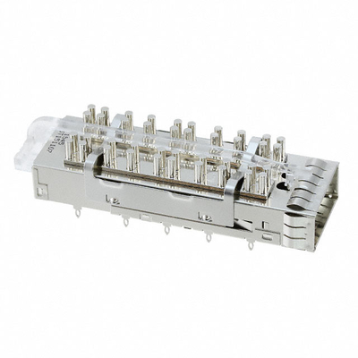 U95-T4B1-107A Konektor Single Port UltraPortTM QSFP+ Konektor I/O untuk penyimpanan
