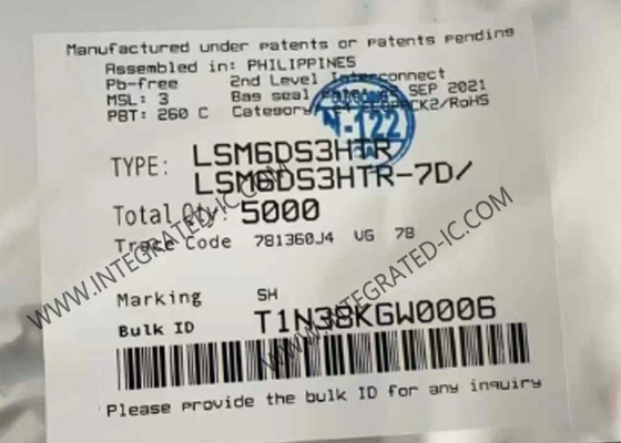 LSM6DS3HTR Sensor IC Sensor Gerak LGA-14 iNEMO Inertial Module 6-Axis IMU