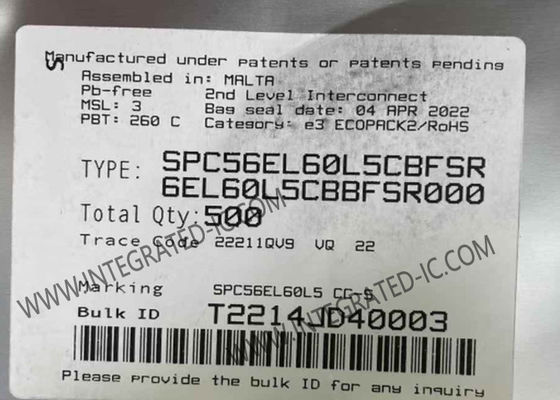 Mikrokontroler MCU SPC56EL60L5CBFSR Dual-Core 120MHz 32-Bit Power Architecture Mikrokontroler