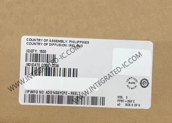 ADG1433YCPZ Integrated Circuit Chip iCMOSTM Switch 4.7Ohm Industrial CMOS Analog Switch