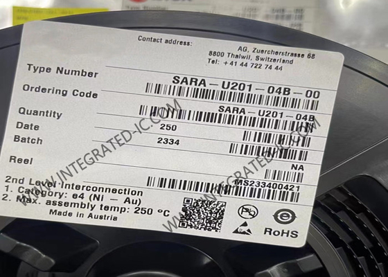 SARA-U201-04B-00 Modul Komunikasi Wireless Modul HSPA/GSM Dengan 2G Fallback