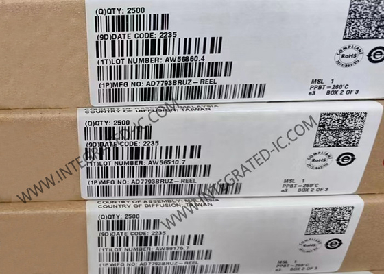 Integrated Circuit Chip AD7793BRUZ 3 Channel Low Noise 24Bit Sigma Delta ADC