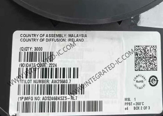 AD5246BKSZ5 Integrated Circuit Chip Potentiometer Digital SC70-6 128Posisi DigiPOT