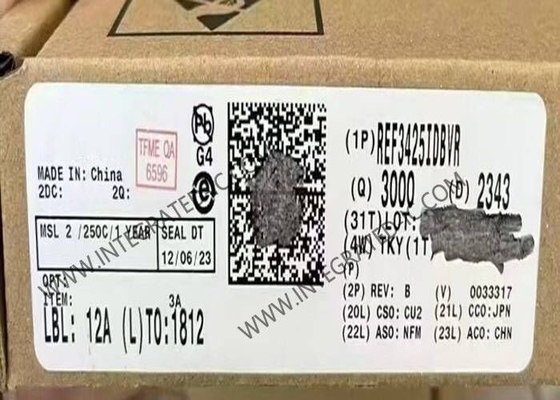 REF3425IDBVR Integrated Circuit Chip 2.5V Seri Tegangan Referensi IC SOT-23-6