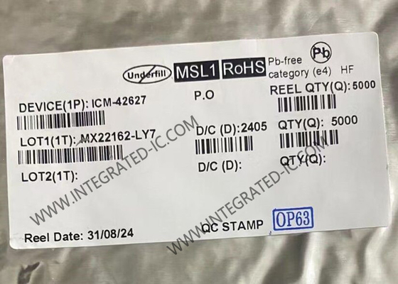 ICM-42627 Sensor IC Kinerja Tinggi 6-Axis MotionTracking IMU Dengan Perpustakaan AirMotion