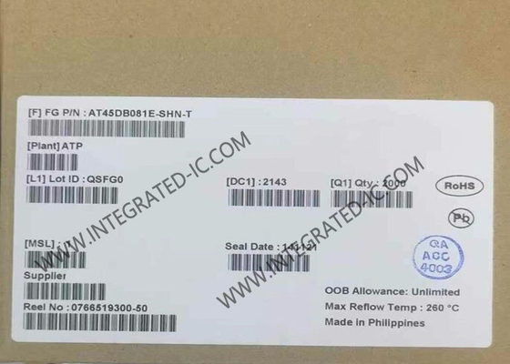At45db081e-shn-t memori ic chip memori non-volatile 8mbit SPI serial atau memori flash