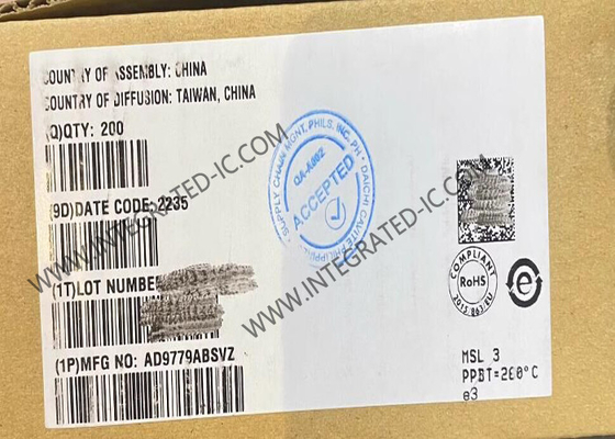 AD9779ABSVZ Chip Sirkuit Terpadu 16-Bit Digital ke Analog Converter TQFP-100