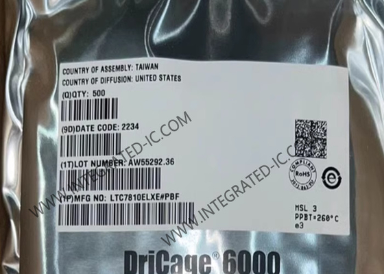 Chip Sirkuit Terpadu LTC7810ELXE 105kHz hingga 780kHz Buck Regulator IC LQFP48