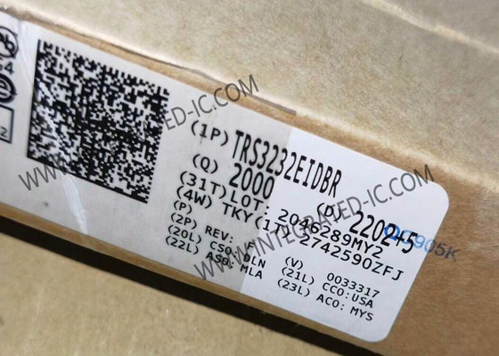 TRS3232EIDBR Integrated Circuit Chip Multichannel RS-232 Line Driver And Receiver Dengan Perlindungan IECESD ±15kV